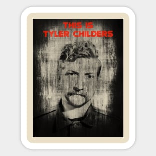 tyler childers art Sticker